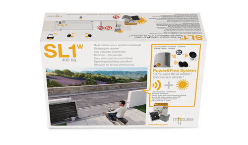 SL1 W - profi bezdrátový pohon pro posuvnou bránu do 400 kg